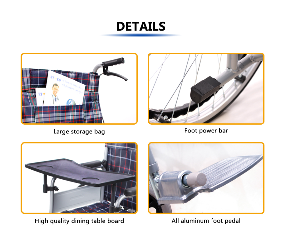 Manual wheelchair - standard type